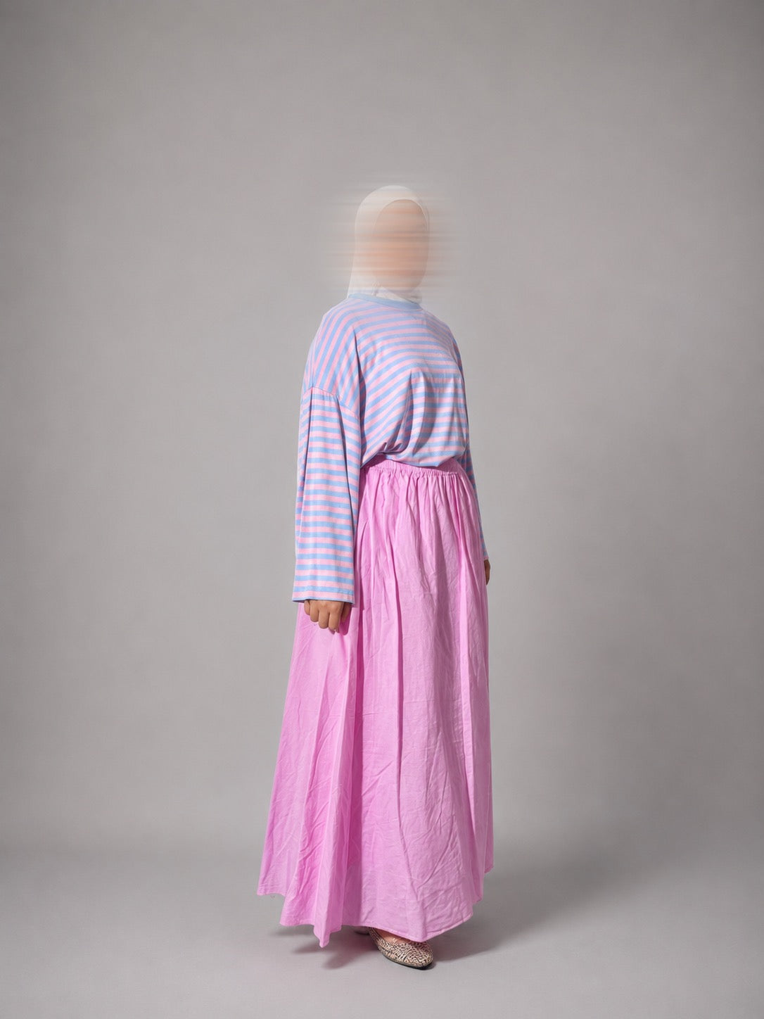 T-shirt marinière oversize