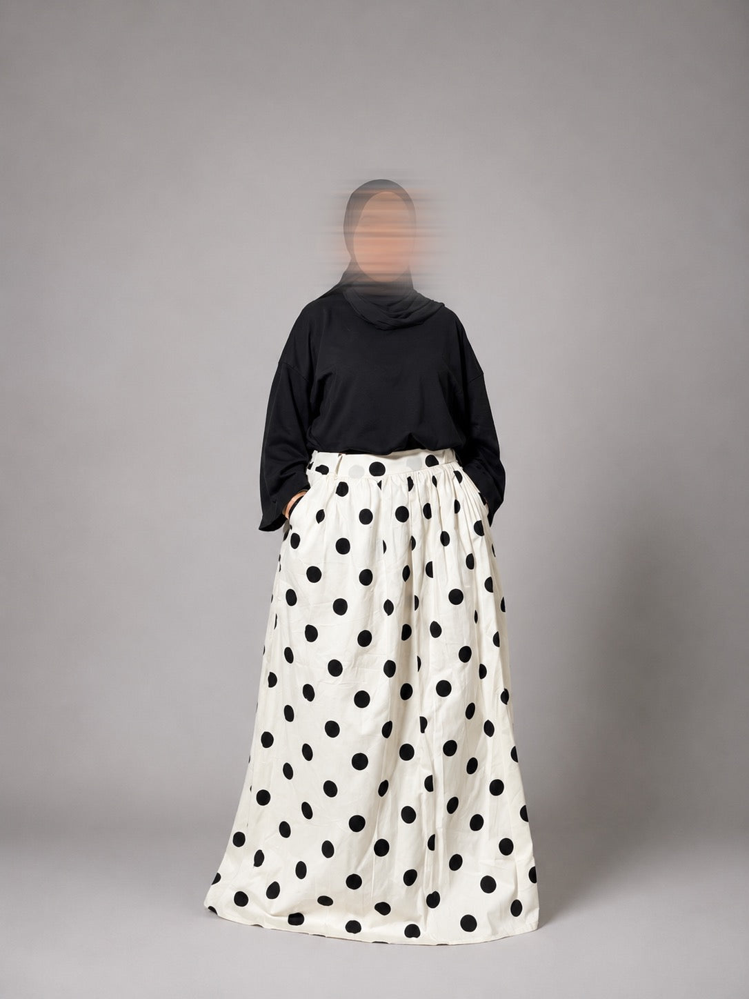 Jupe à pois