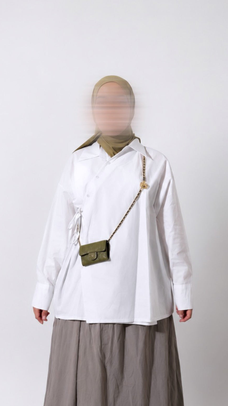 Chemise cache cœur