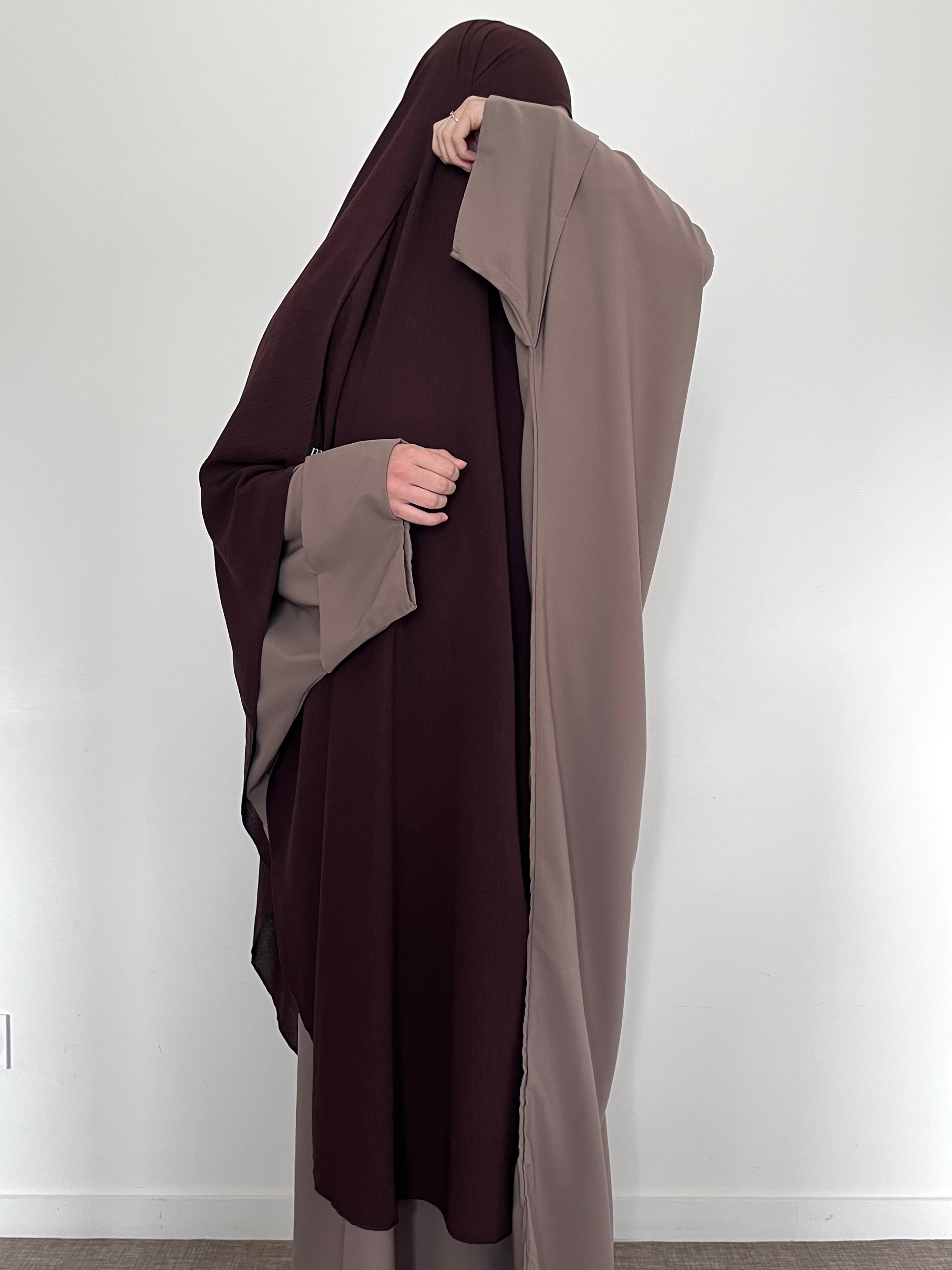 Maxi khimar soie de Medine fluide