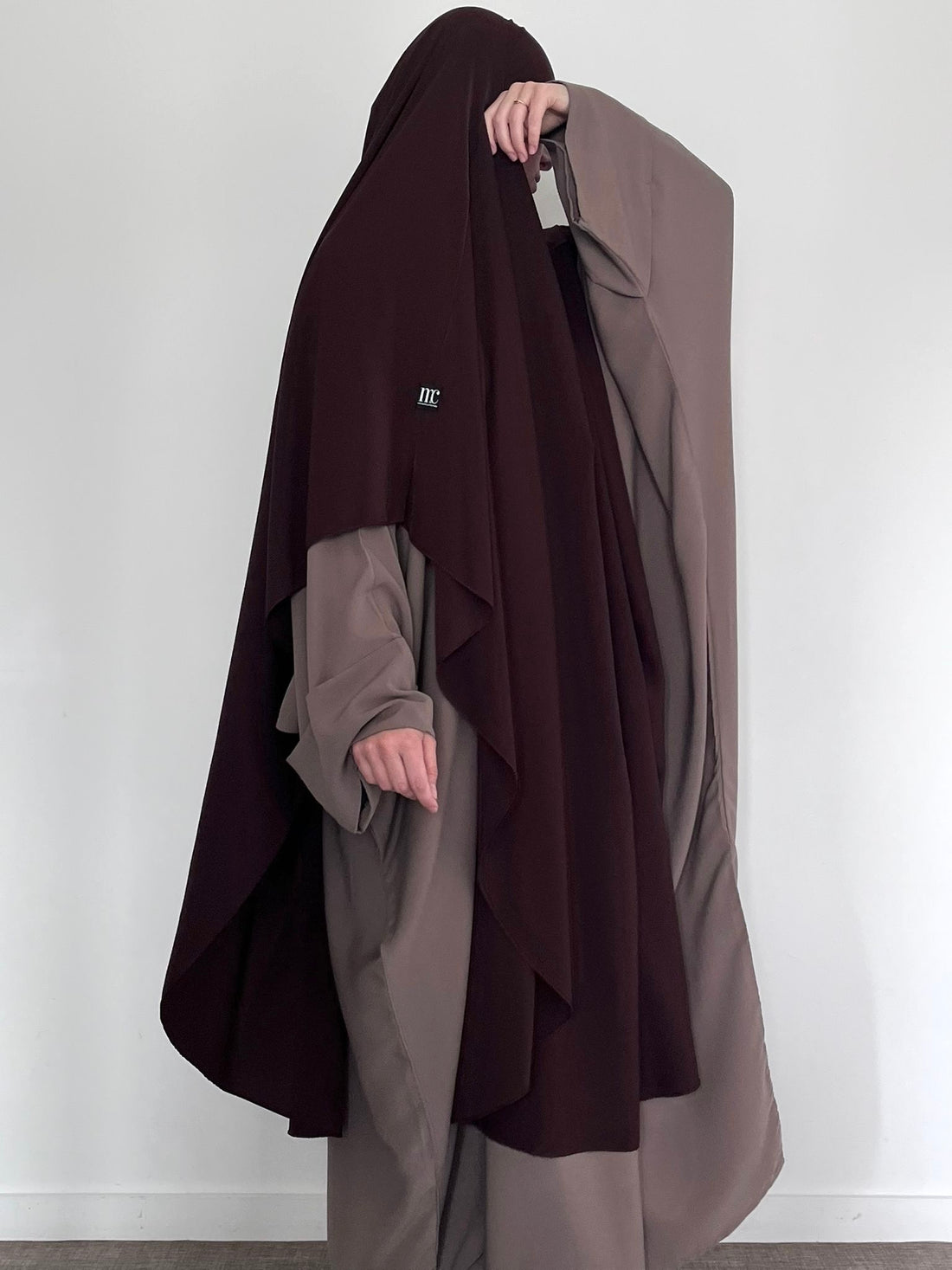 Maxi khimar soie de Medine fluide