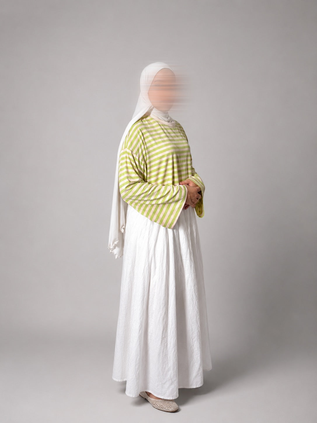 T-shirt marinière oversize