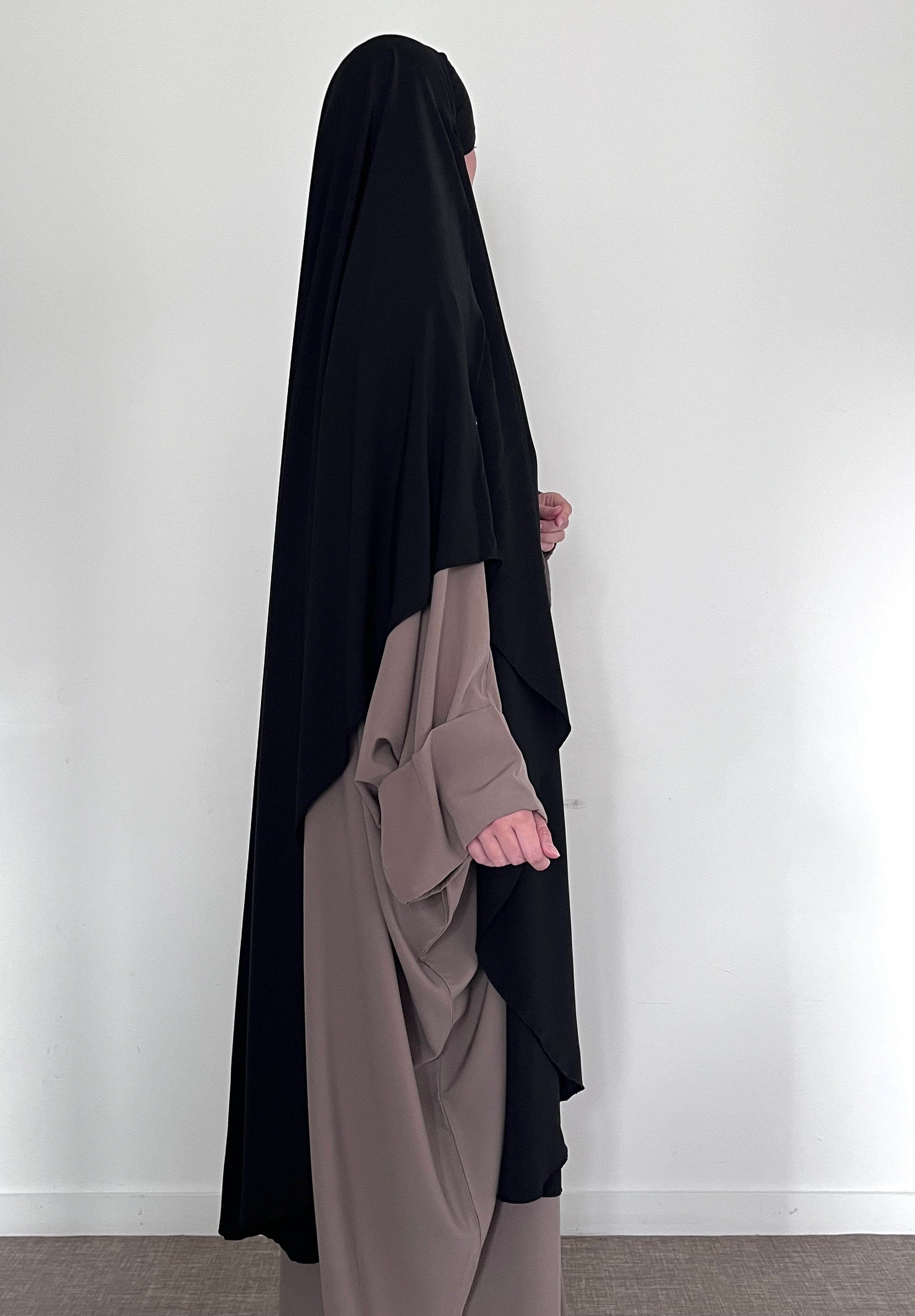 Maxi khimar soie de Medine fluide