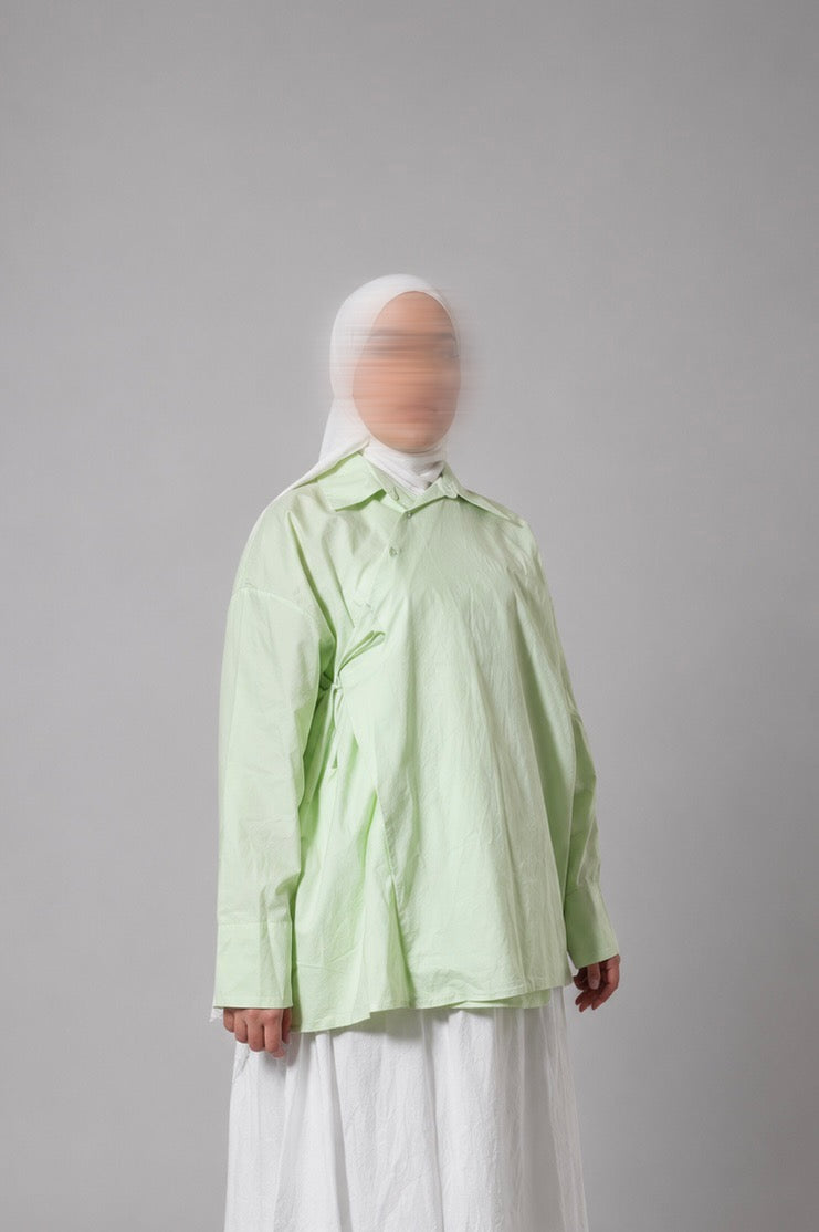 Chemise cache cœur