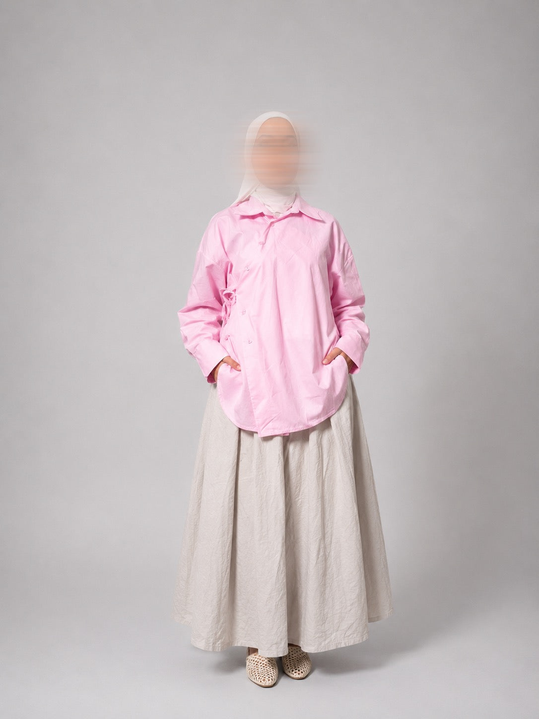 Chemise cache cœur
