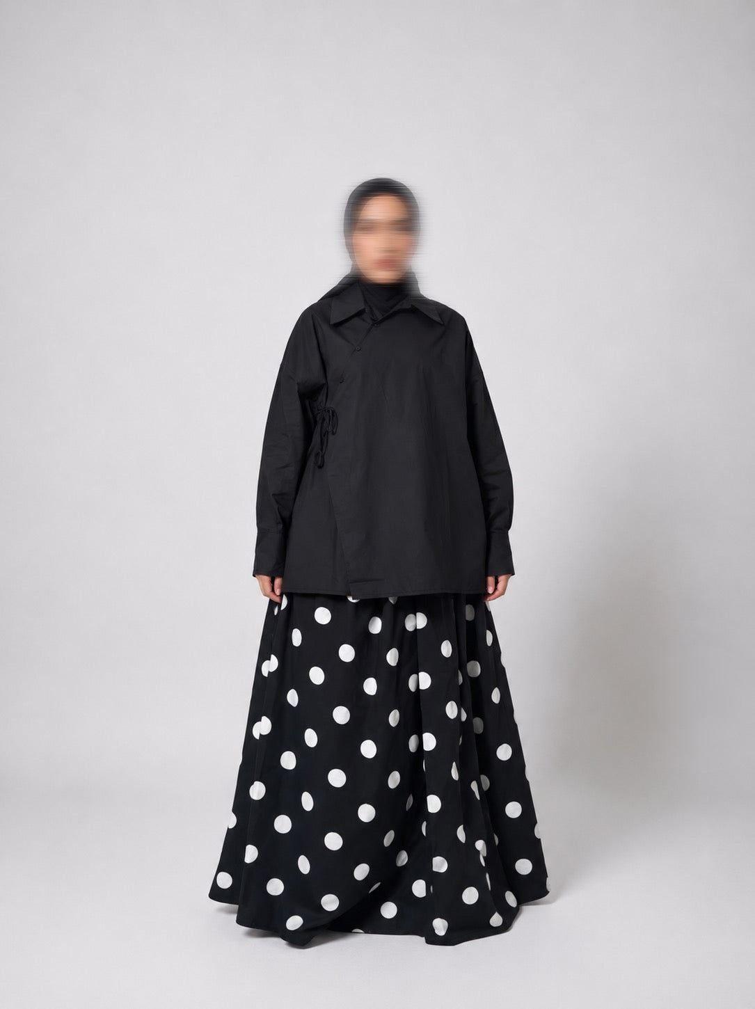 Jupe à pois